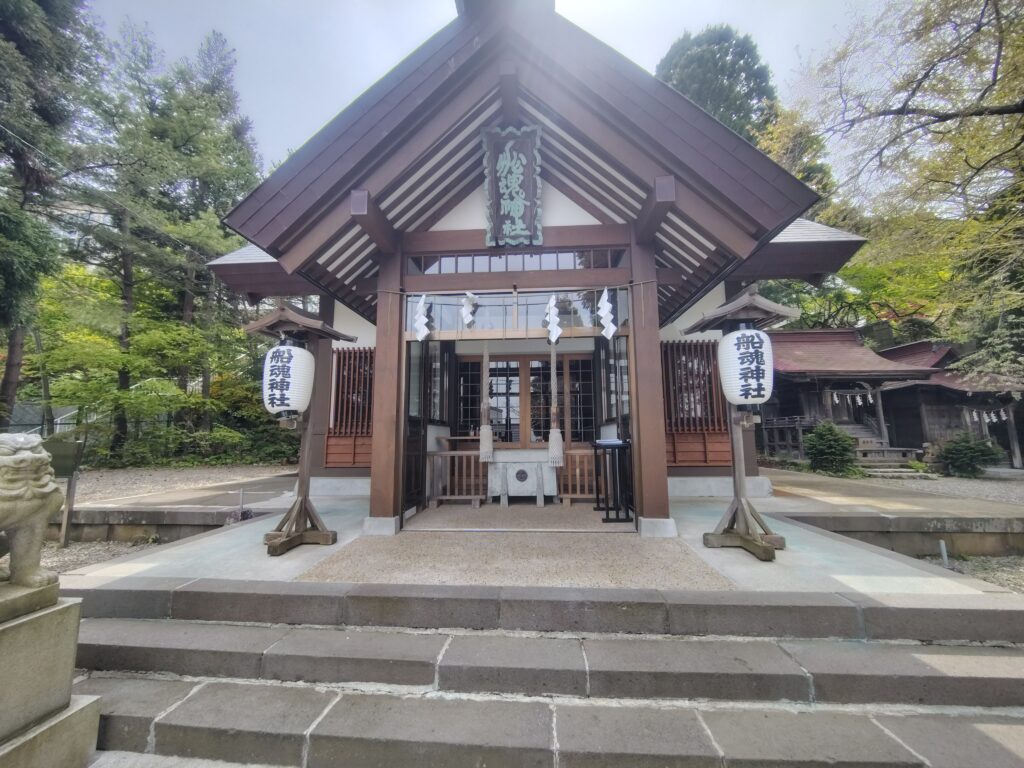 船魂神社。静かな雰囲気で良かった。